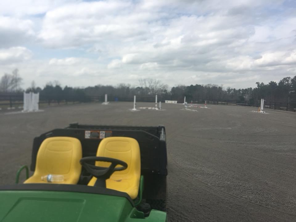 Large outdoor arena