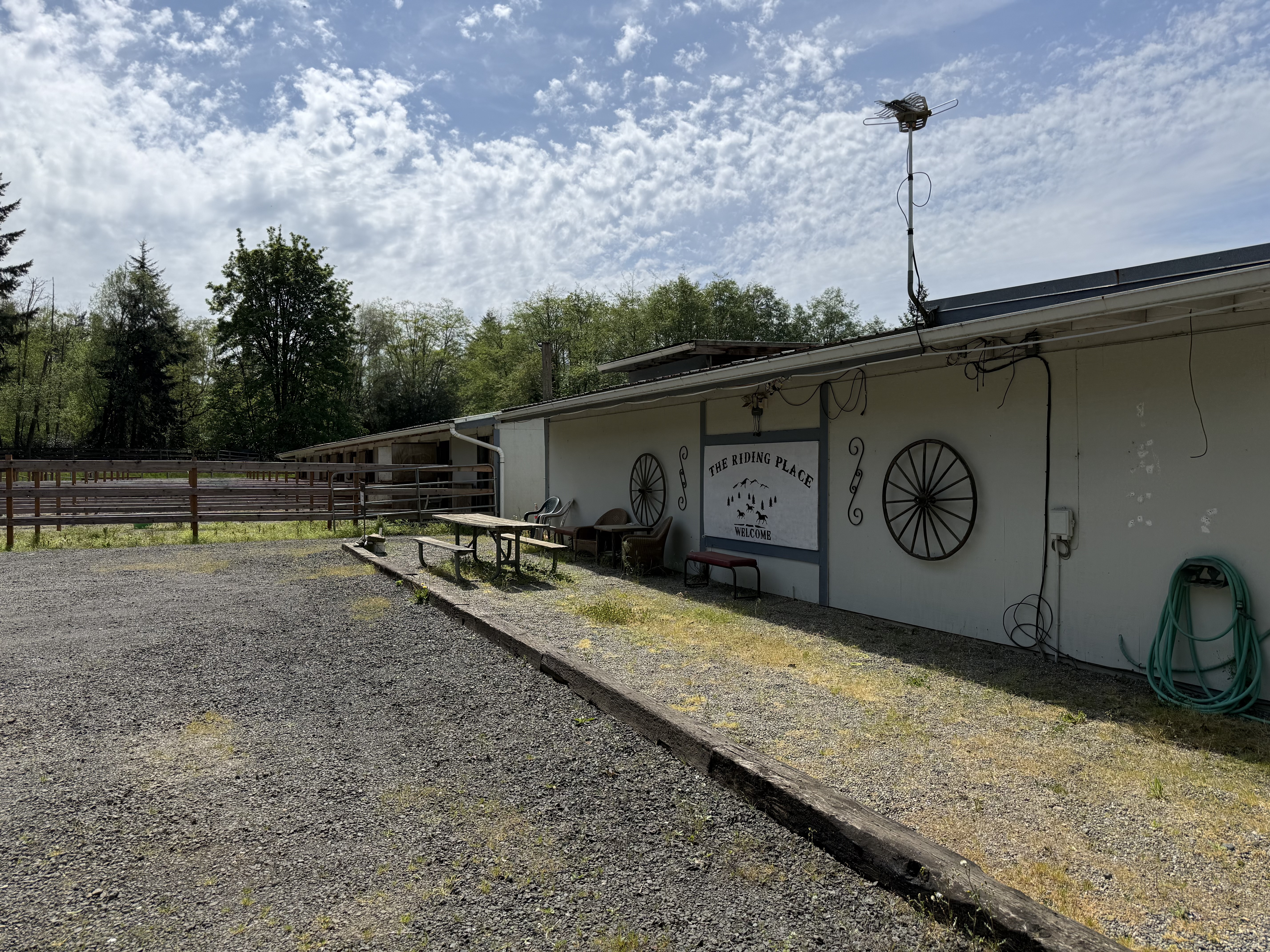 The barn