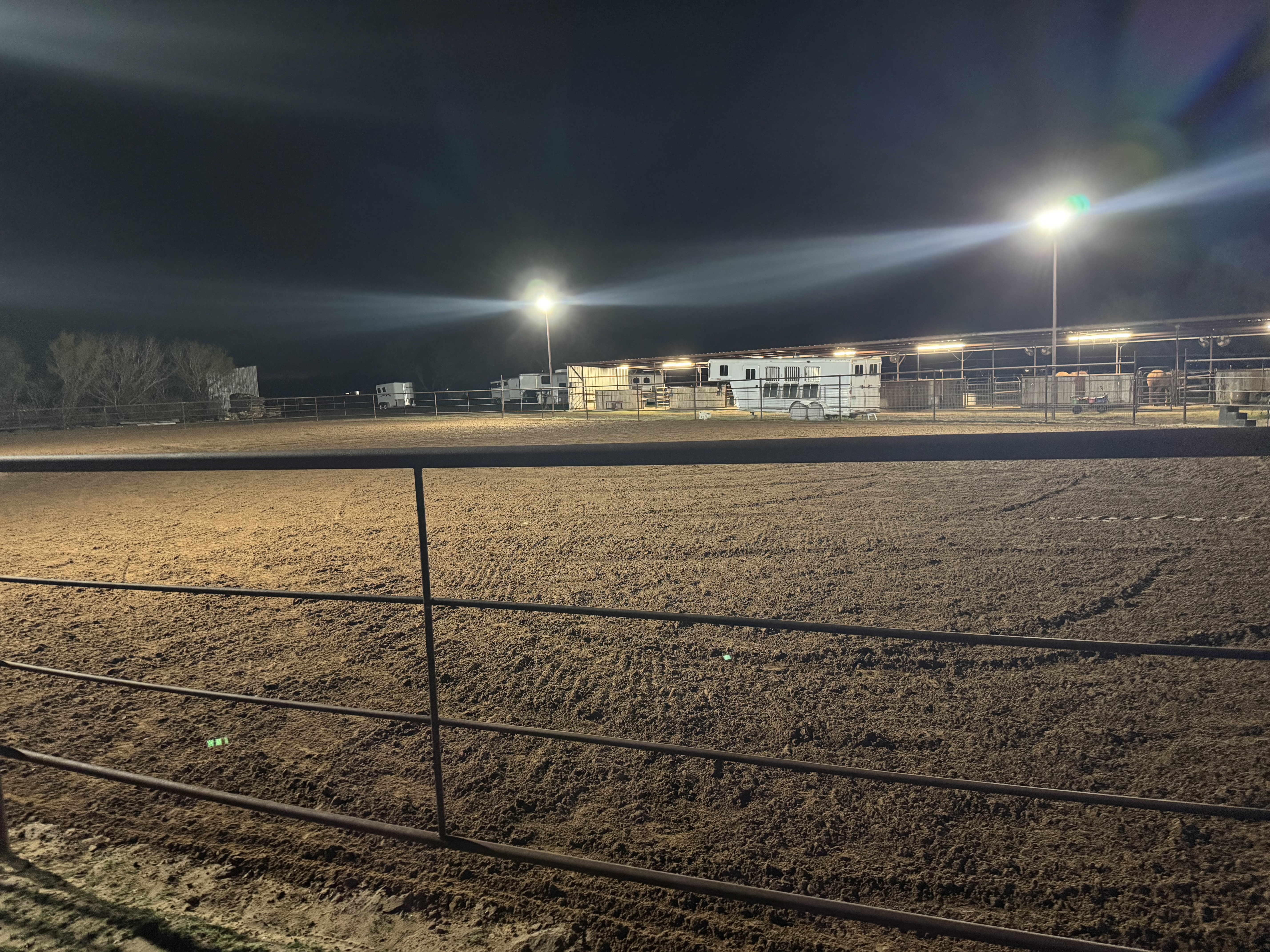 Lighted arena