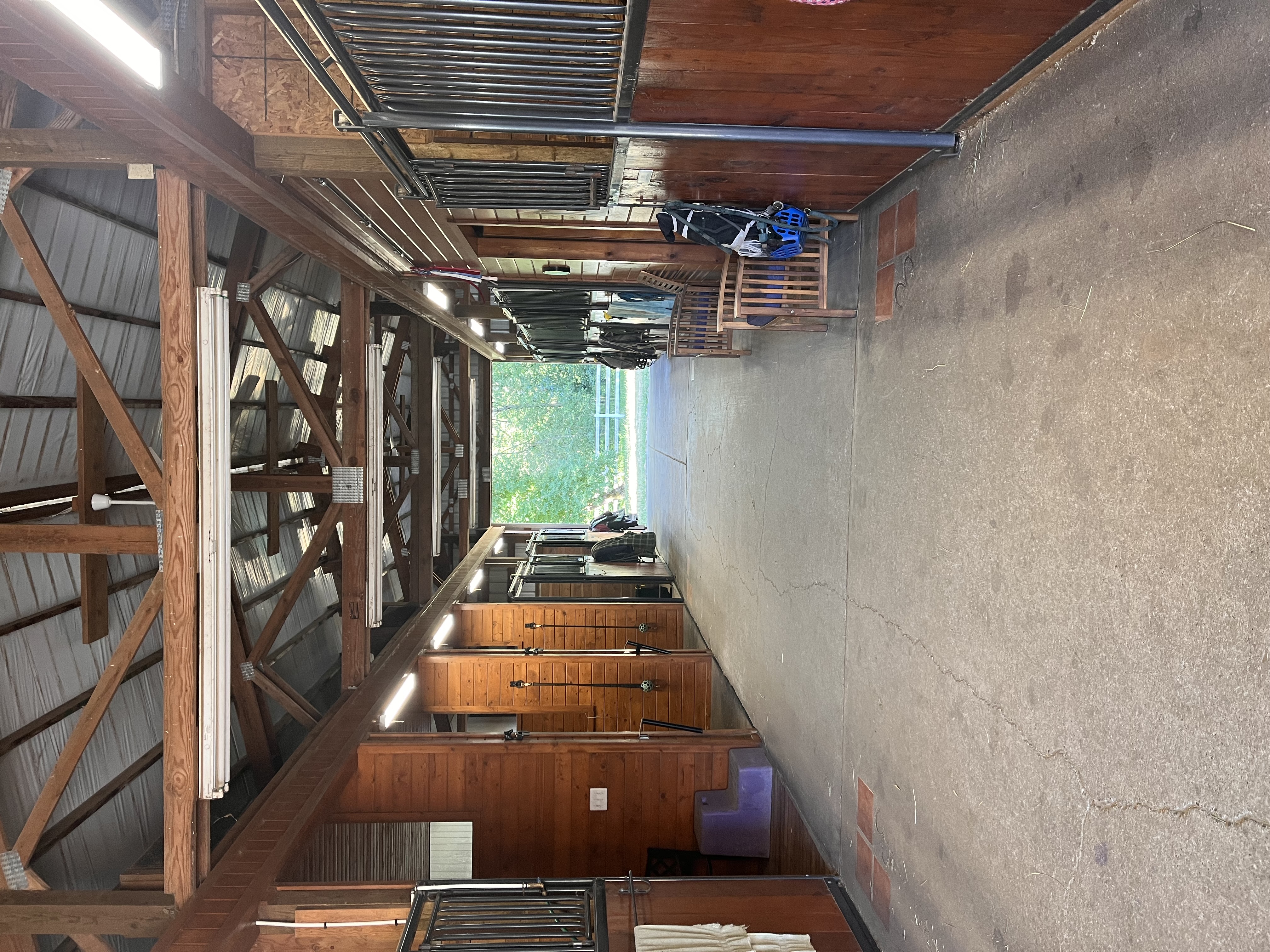 Inside of Barn