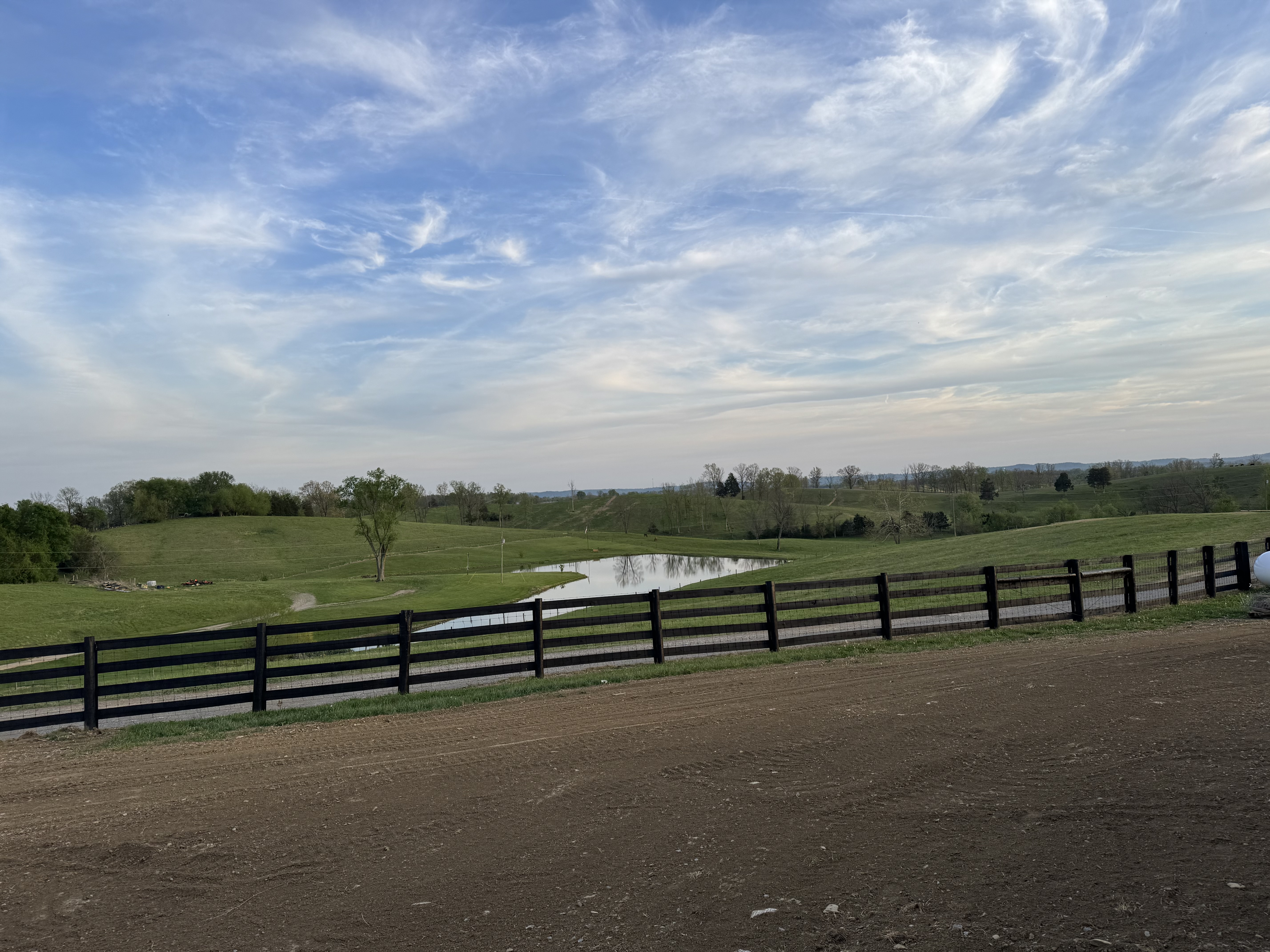 Pastures are either woven and or wood plank with alfalfa orchard fescue mix.