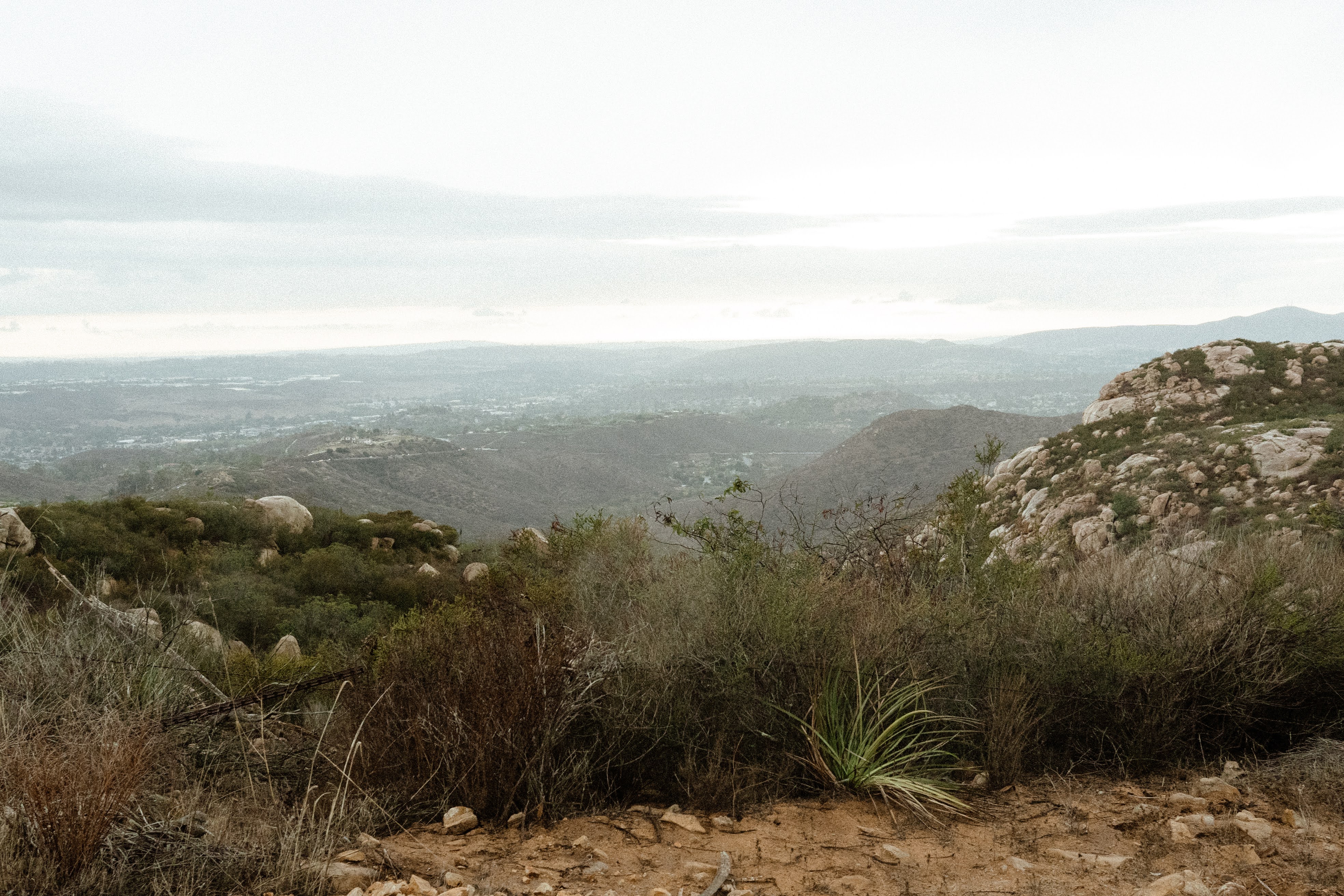 Trail views over Poway, ride out right from the property