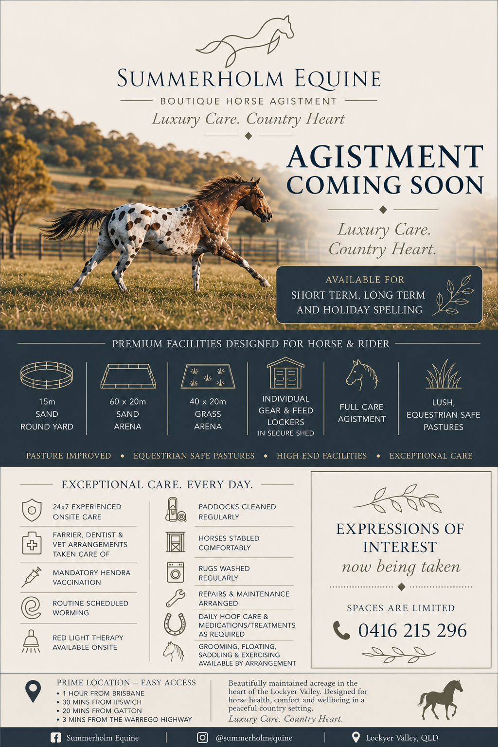 Summerholm Equine Flyer