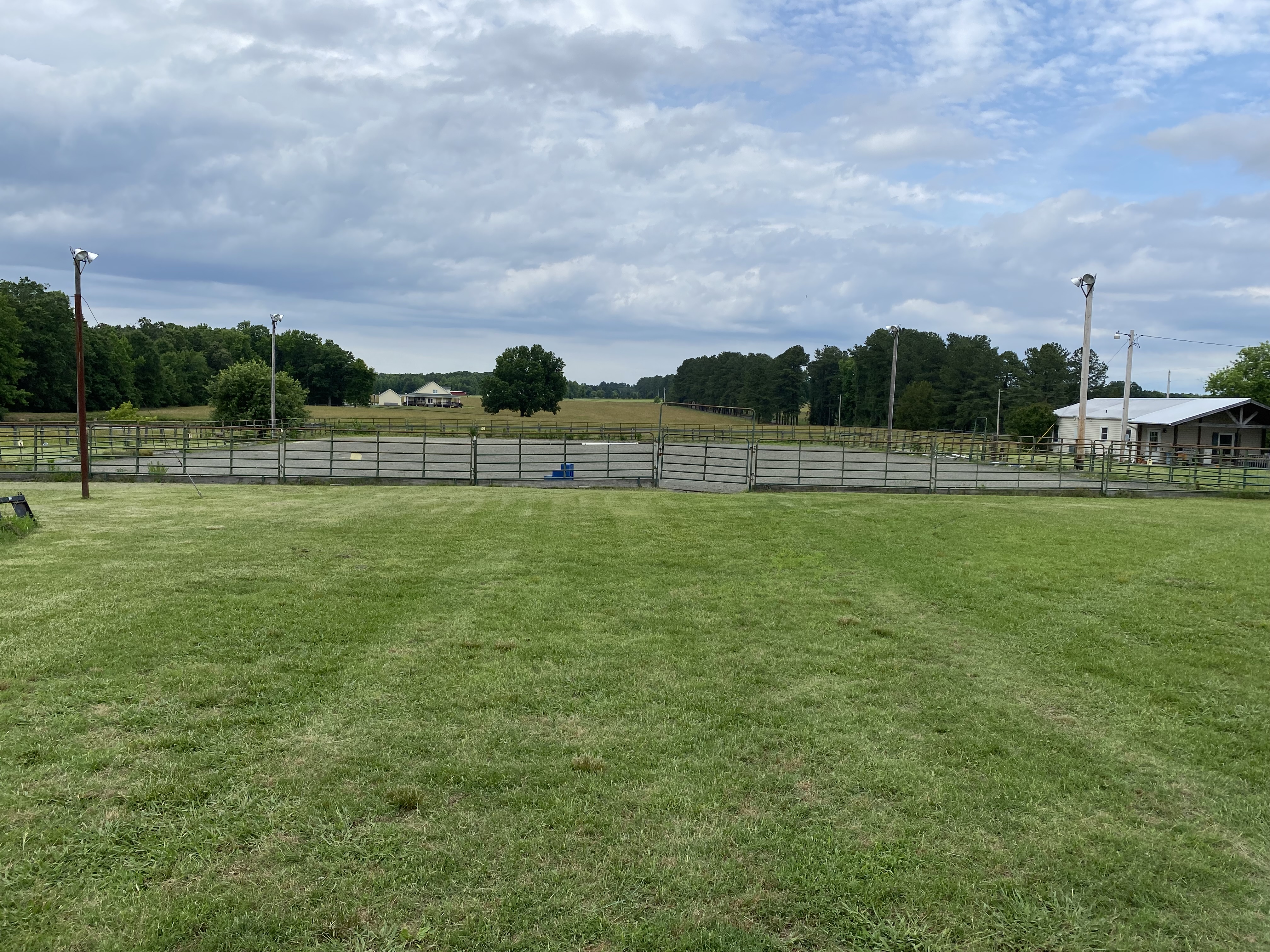 Outdoor Arena with lights