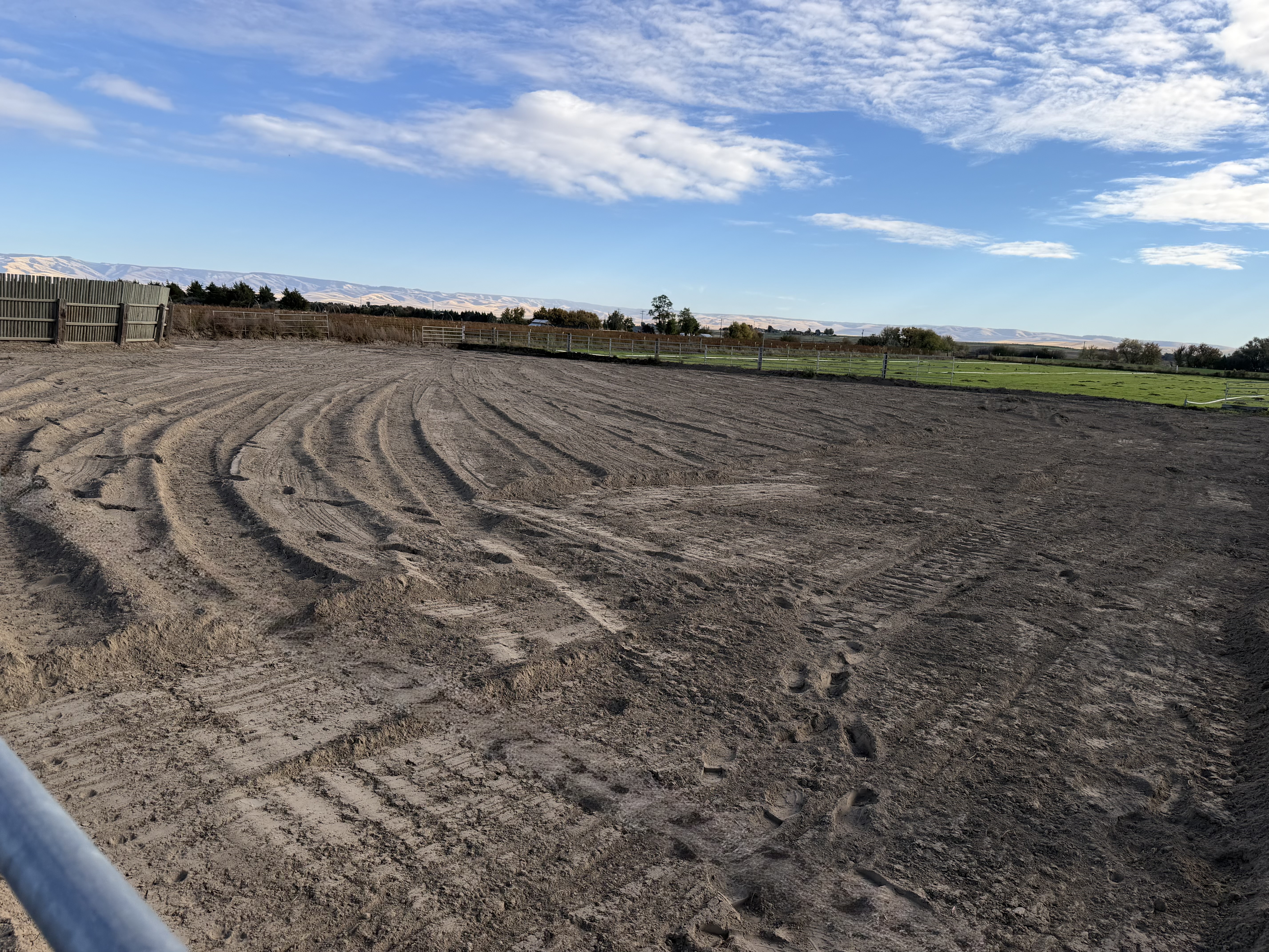 150’ by 250’ outdoor riding arena