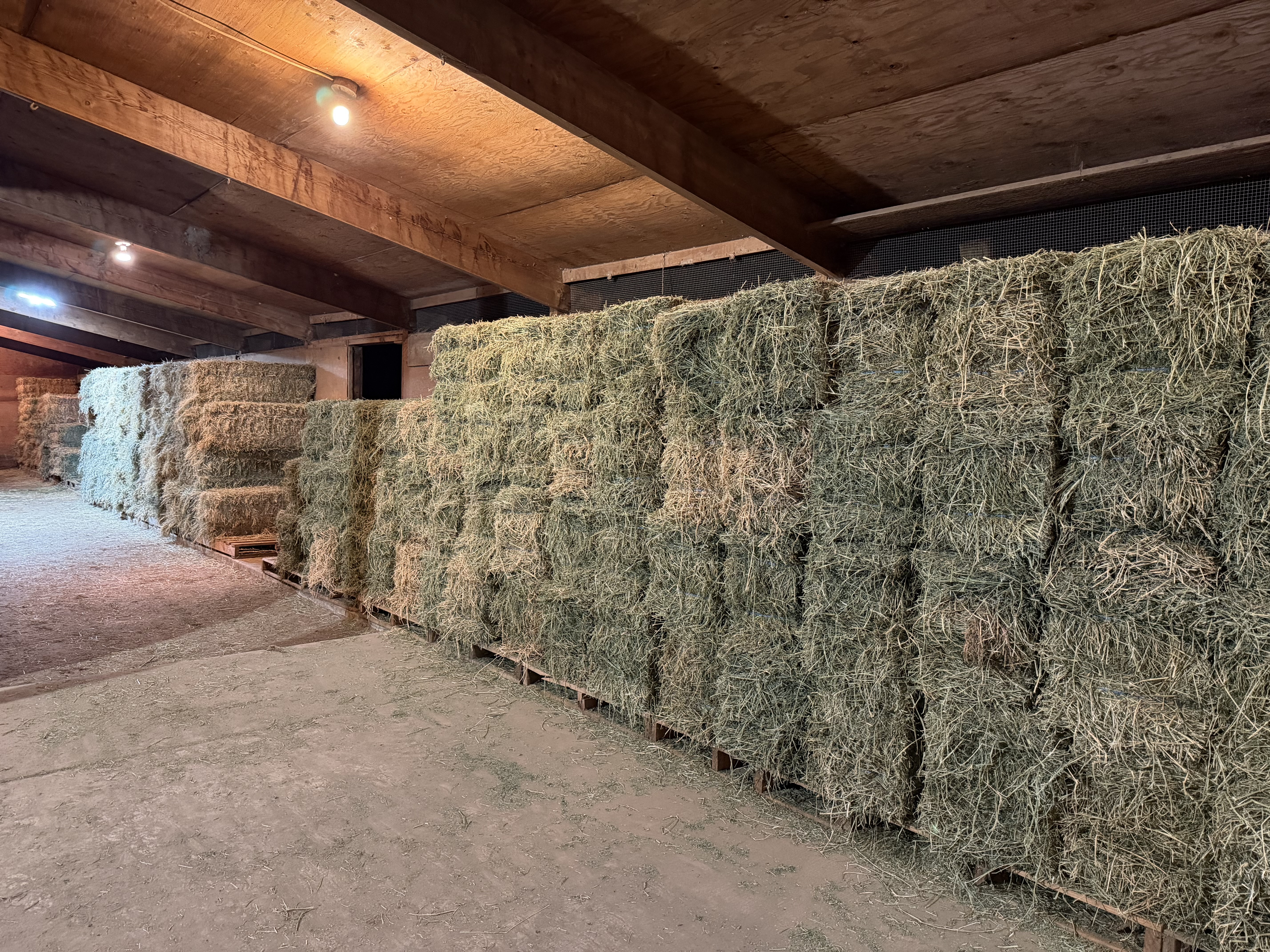 Locally grown feed from eastern WA