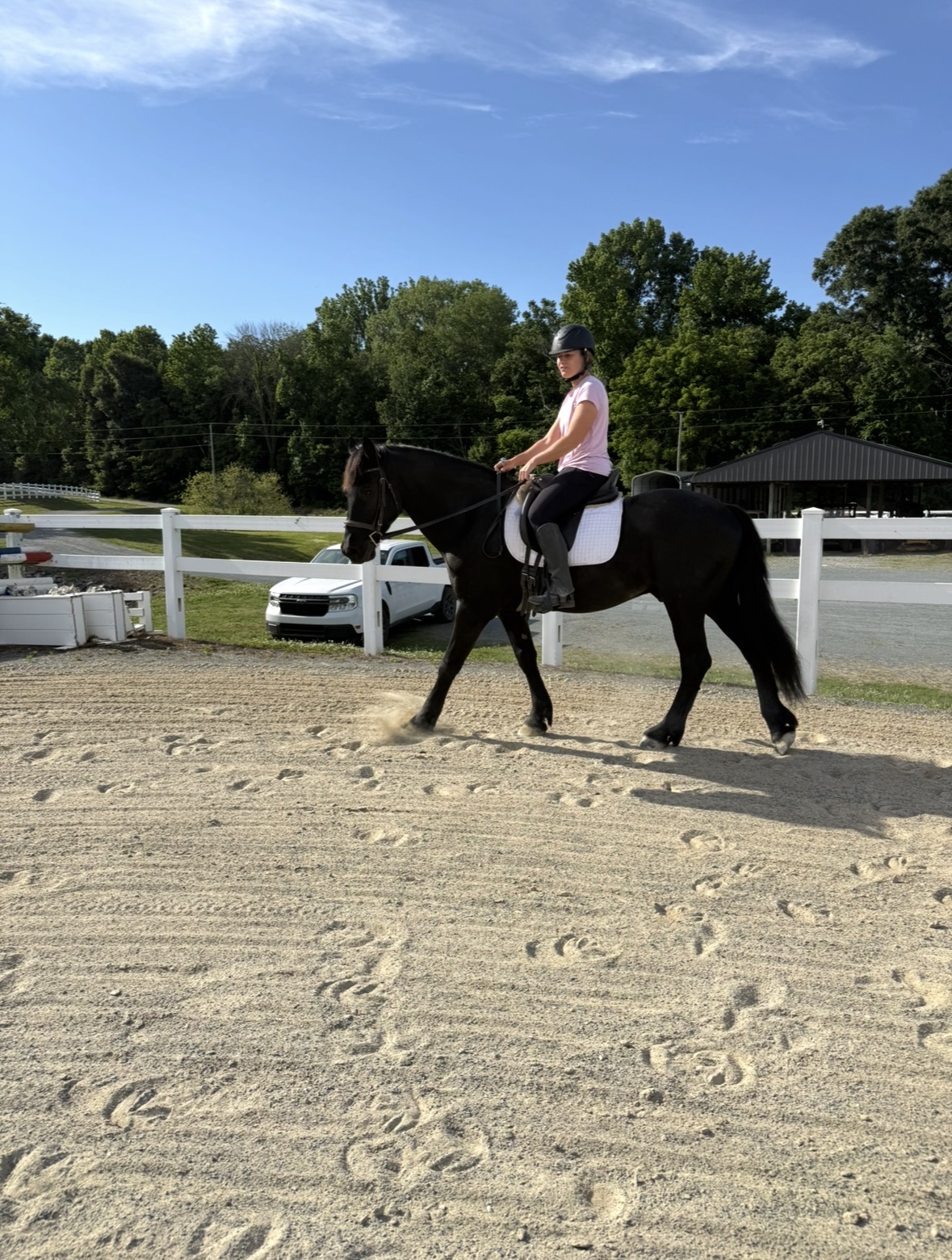 Riding in the outdoor