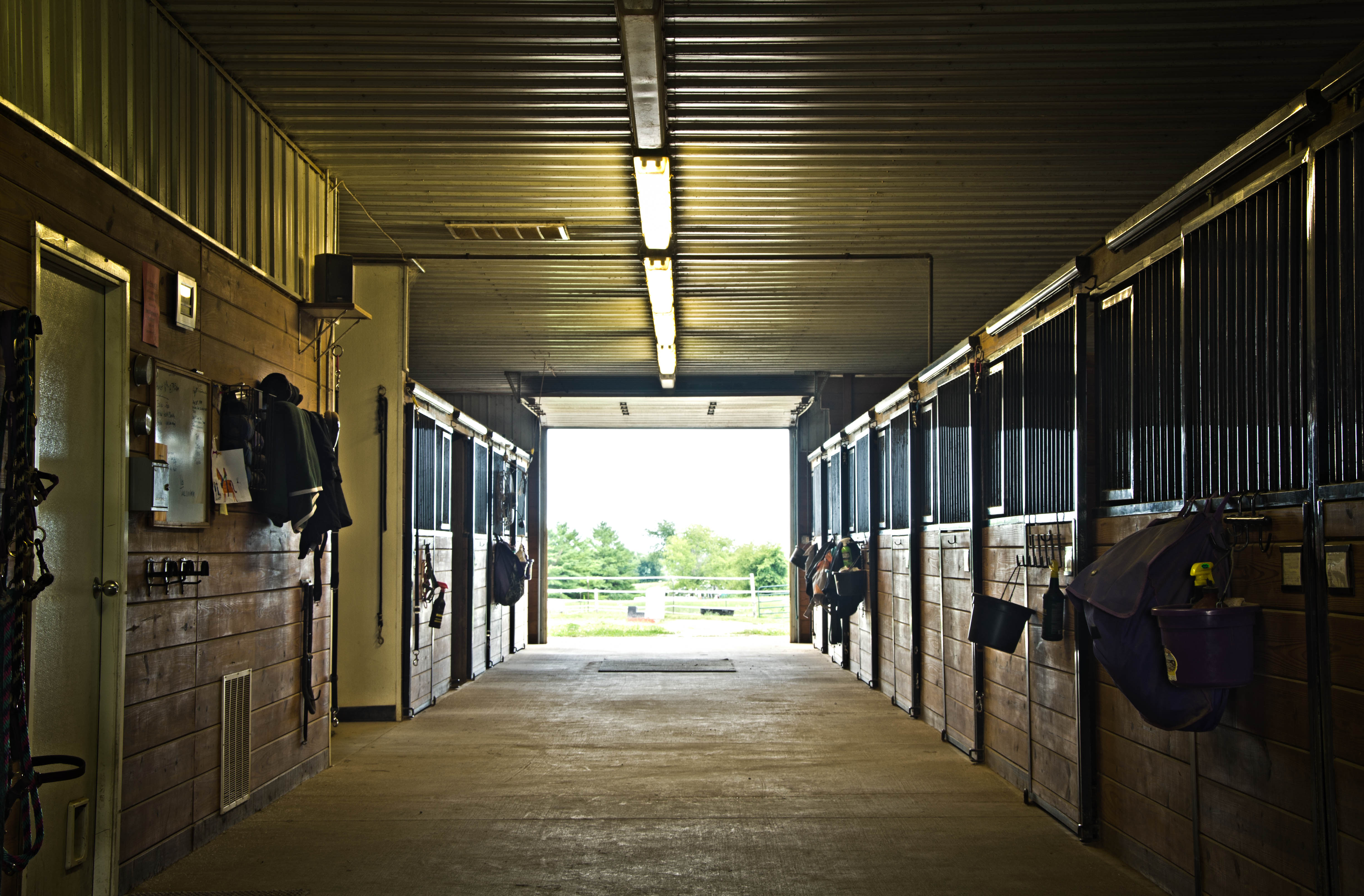 Barn aisle