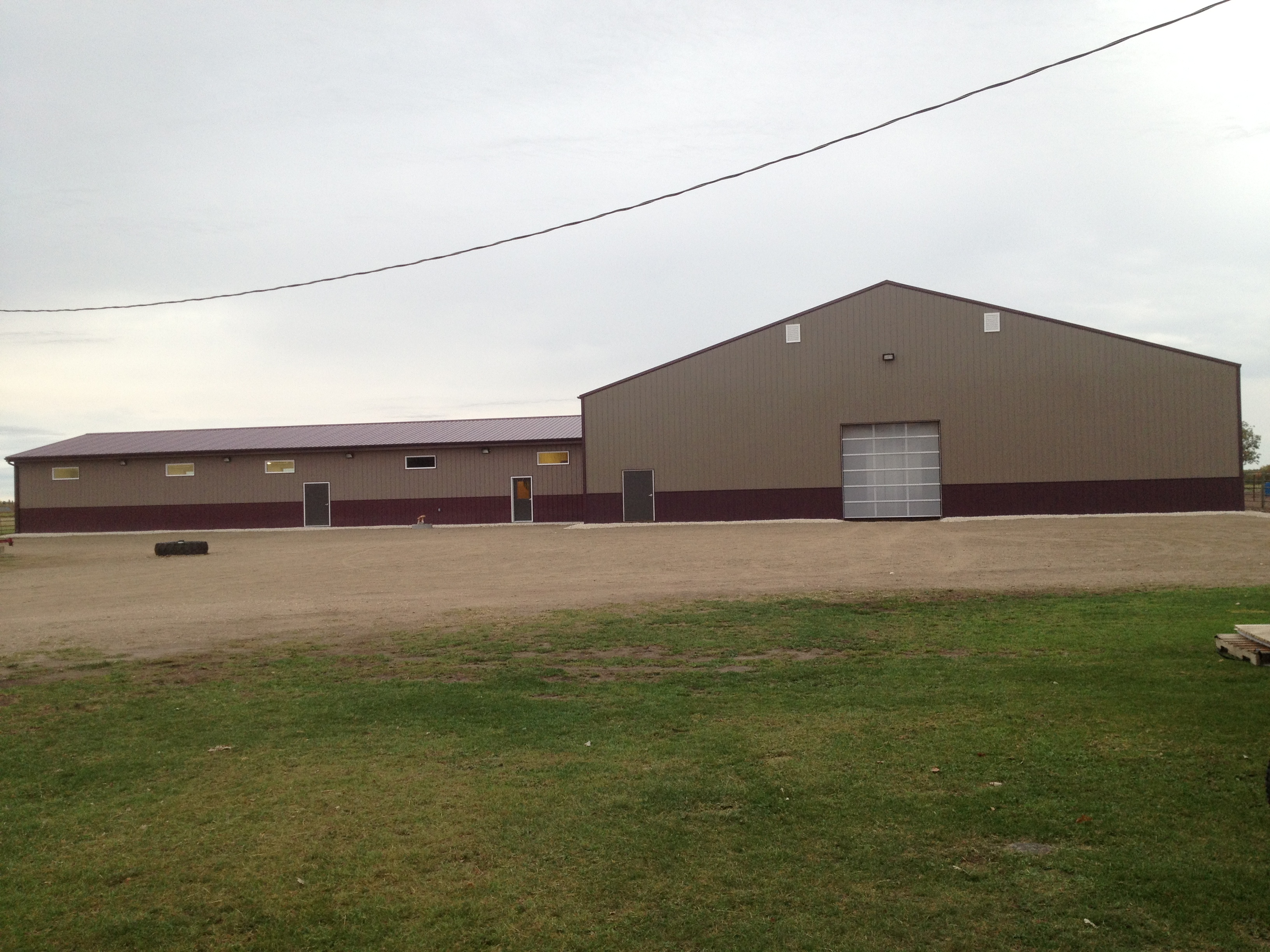 Front of arena