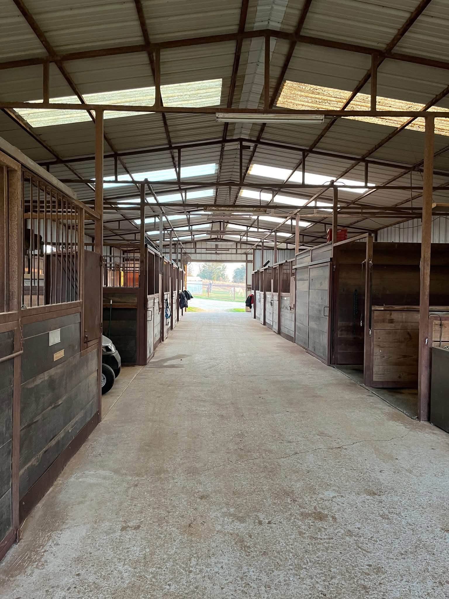 Barn aisle