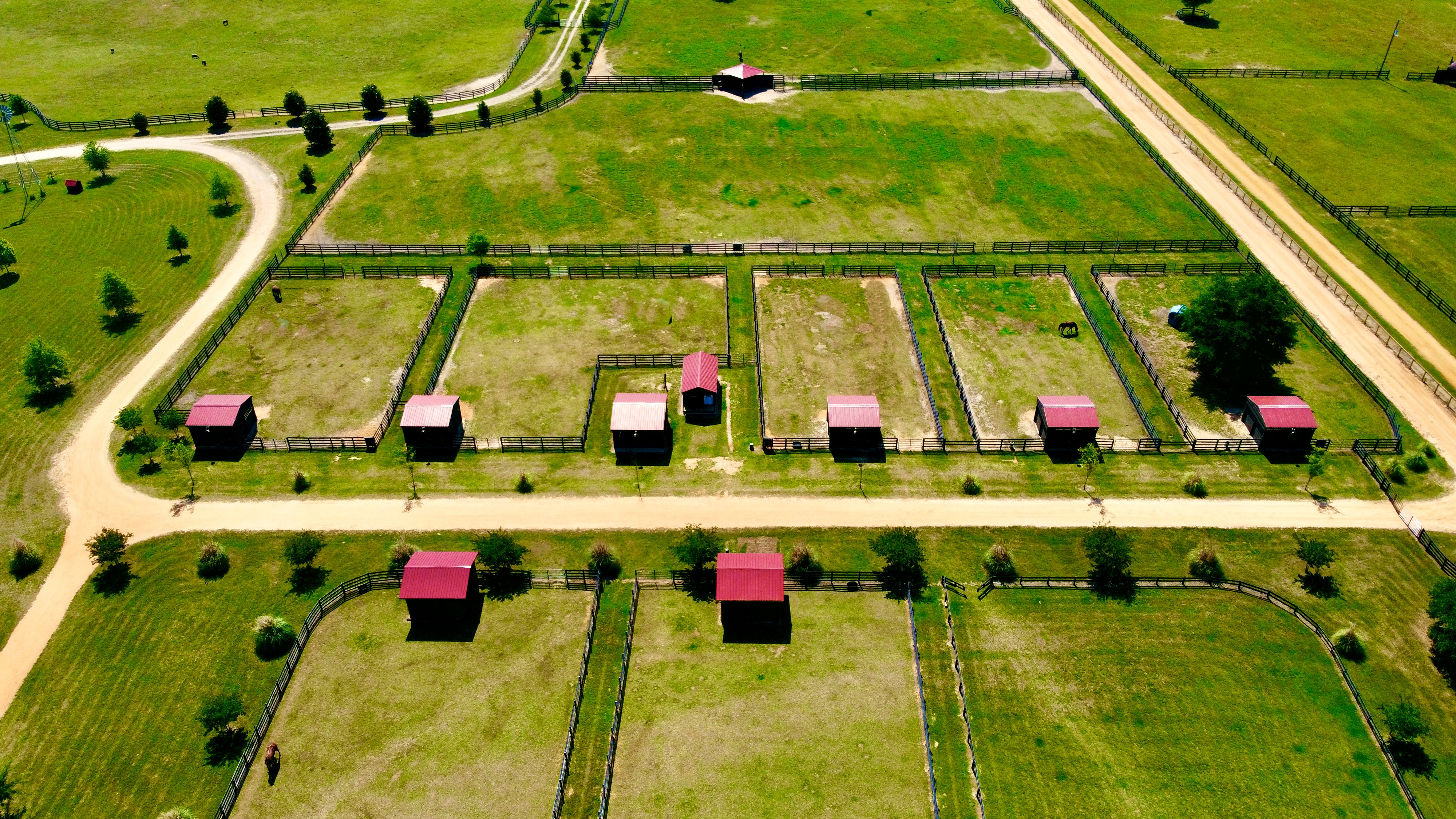 Turnouts of all sizes as well as ‘condos’ for run in/out style