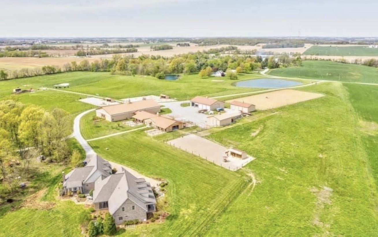 Aerial of the property